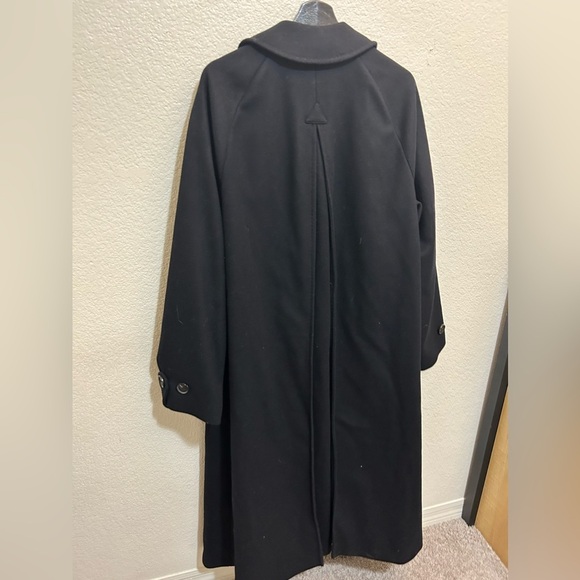 Caruso Black Wool Coat VM5010 - Picture 2 of 16